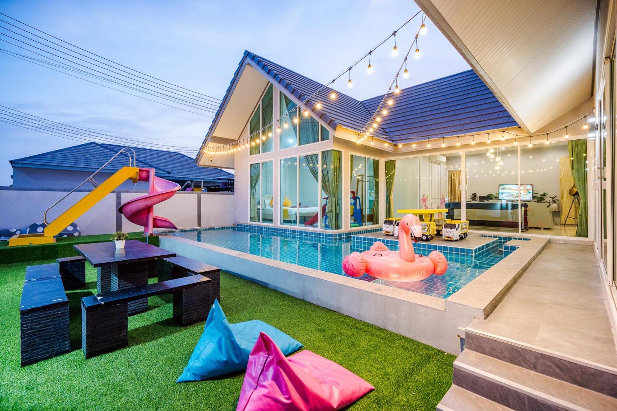 M4 Billion Pool Villa Cha-Am Luaran gambar